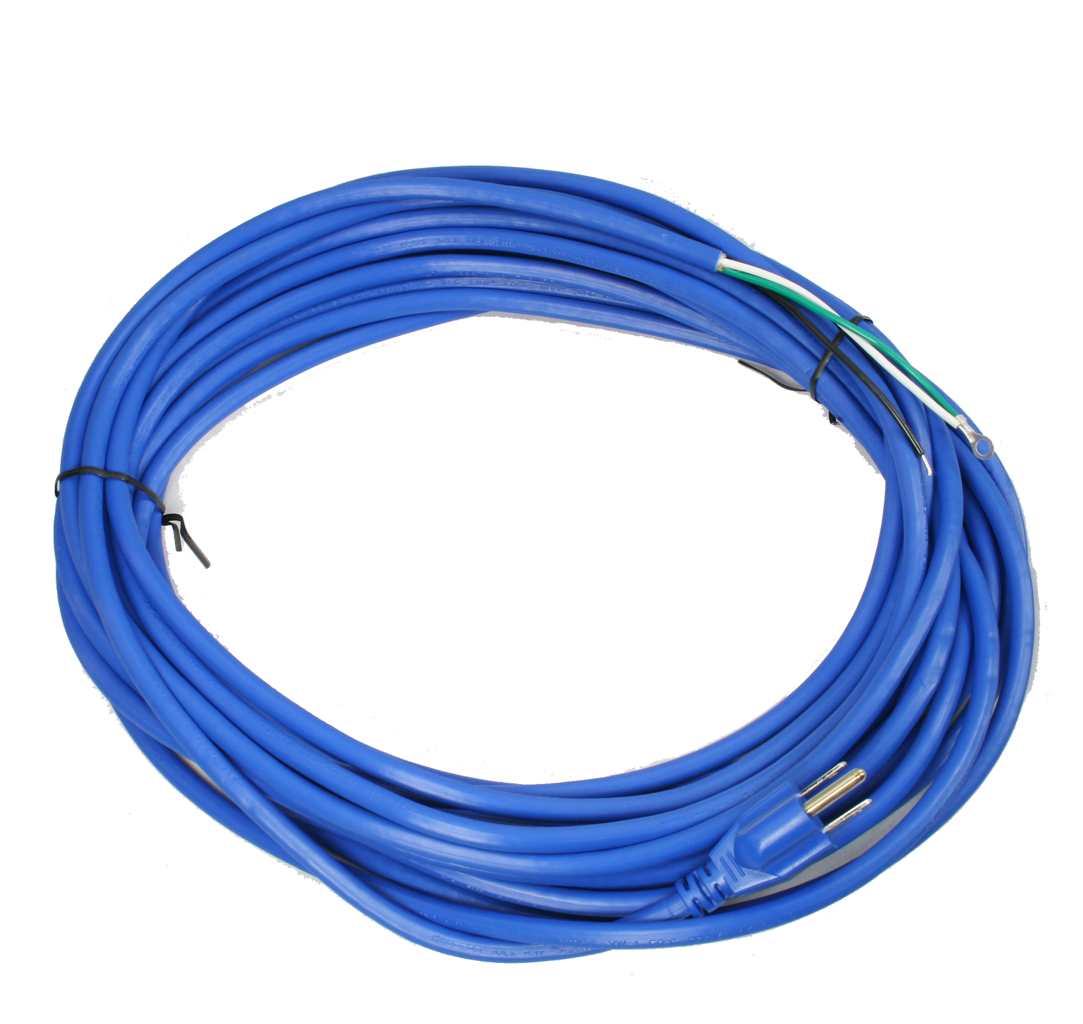 Cord Set , Blue 40 cord, 40 foot, blue, commercial, vacuum, replacement, repair, 