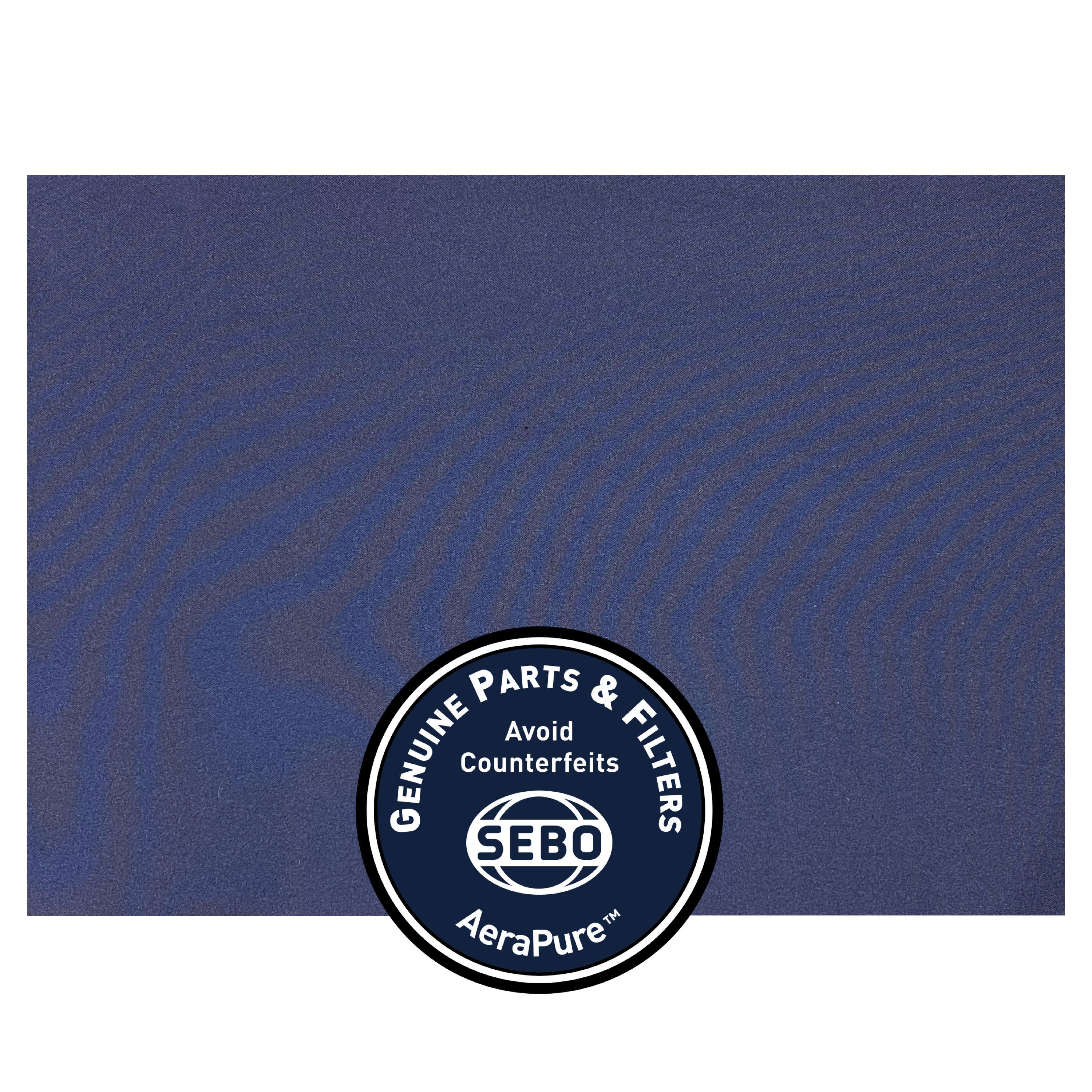 Exhaust Microfilter with textile, for DART (marine blue, solid)  