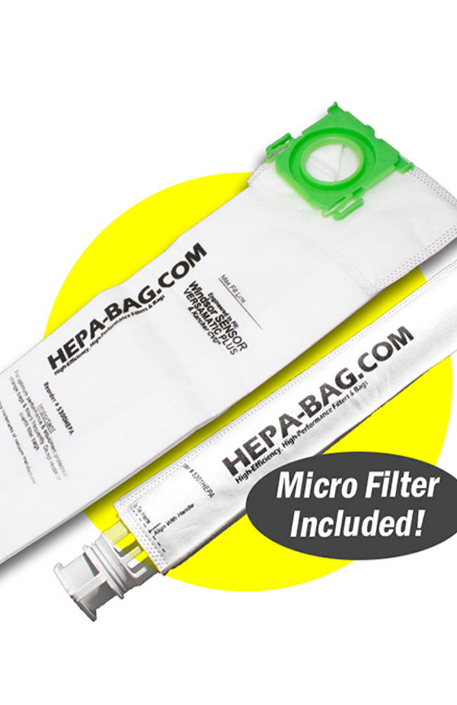 High Efficiency Filter Bag Kits for Windsor Sensor (10pk) - 5300HEPA