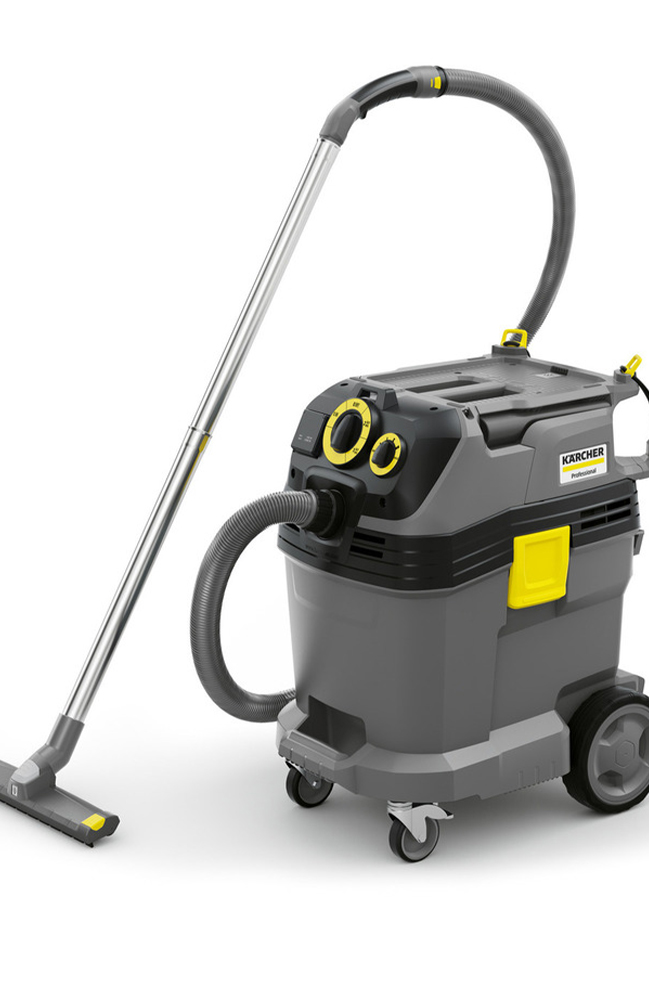 Karcher NT 40/1 Tact Te HEPA Karcher, windsor, NT, recover, wet, dry, compact, commercial, vacuum, cleaner, 10 gallon, 40/1, HEPA, filtration, rugged, 