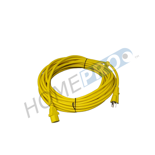 Power Cable, Yellow, 40Ft, Sensor S2 HEPA 