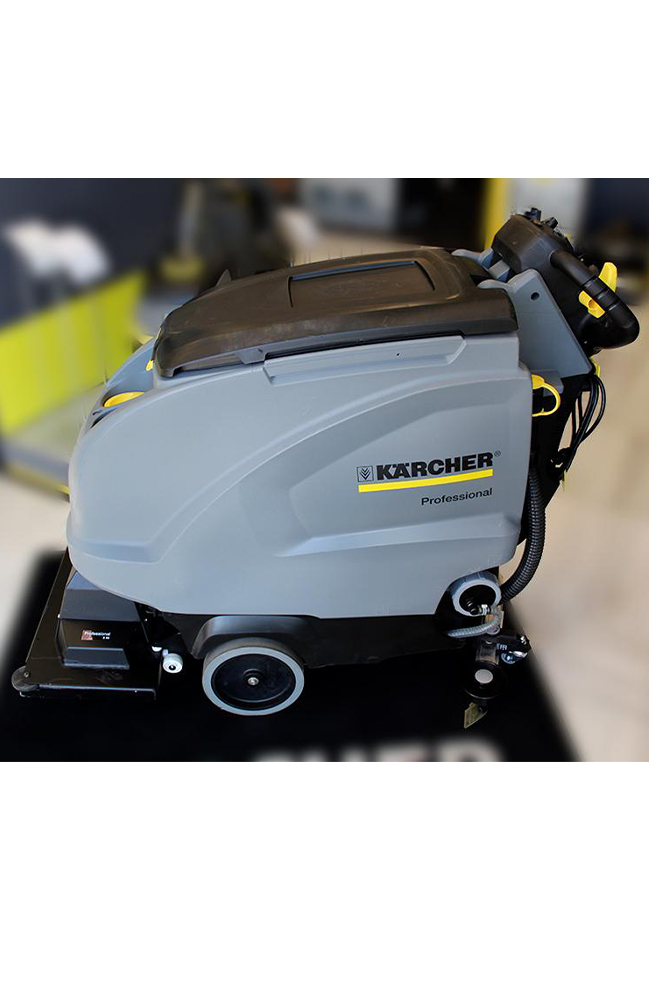 ***USED*** Karcher B 60 Walk-Behind Scrubber, With Square Oscilating Head used, karcher, b 60, walk, behind, auto, scrubber, autoscrubber, square, oscilating, head, demo, clearance, model, 